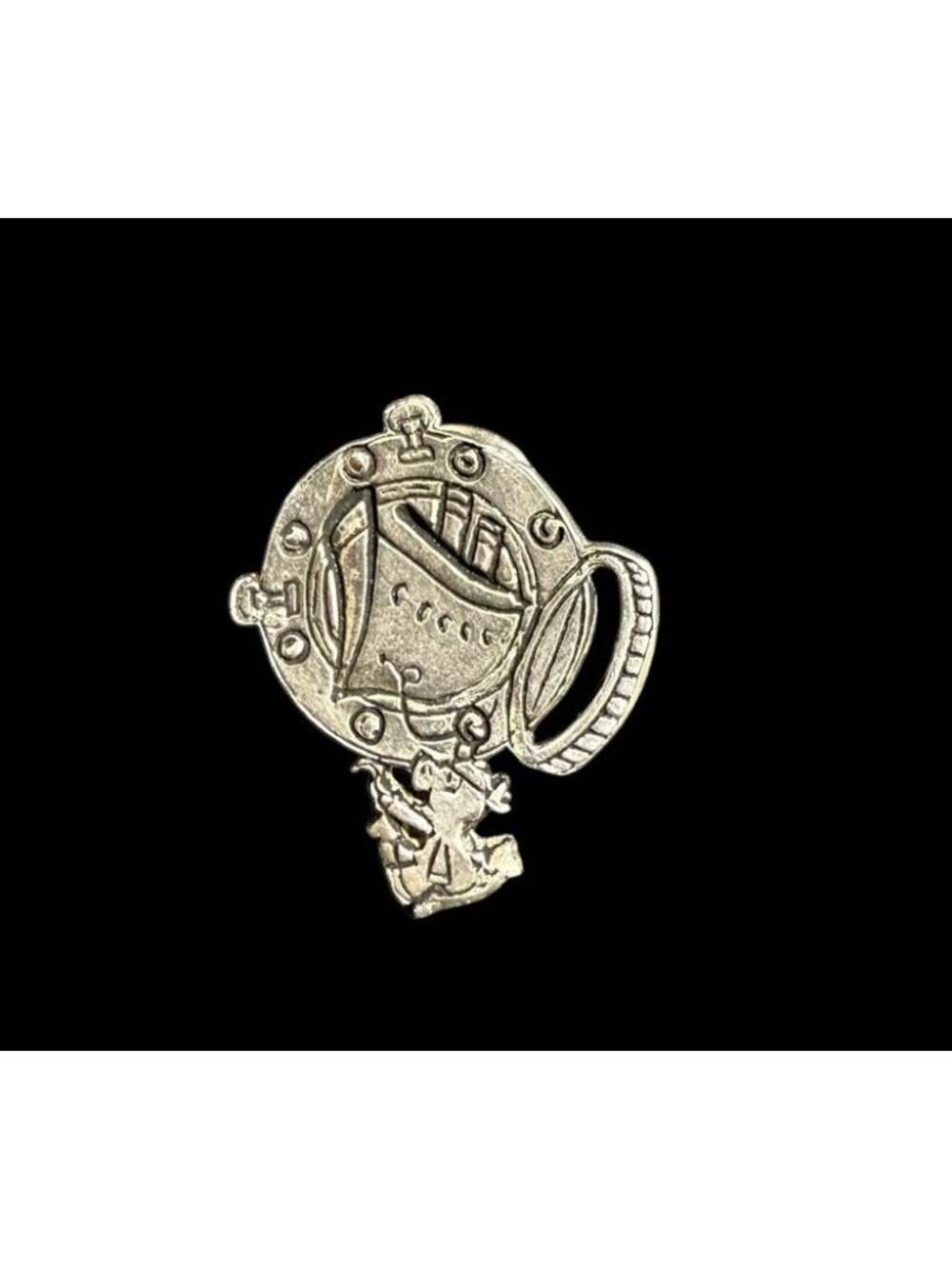 Sterling Silver Nautical Nonsense Tie Tac Pin #38 Signed 1”